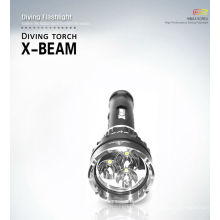 Klassische Modus mächtigste LED Tauch-Taschenlampe 3000 Lumen